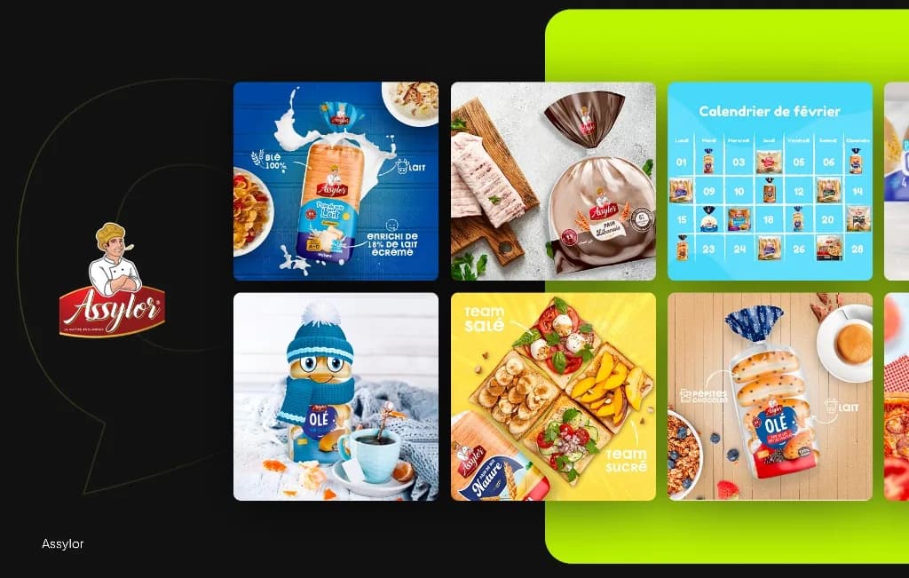 Assylor boulangerie industrielle Maroc – gestion des réseaux sociaux et community management par Social360 Rabat