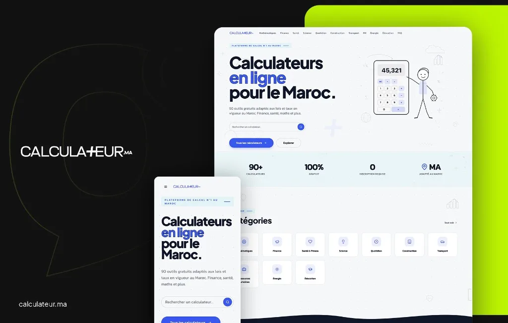 Calculateur.ma – plateforme de calculateurs en ligne adaptés au Maroc