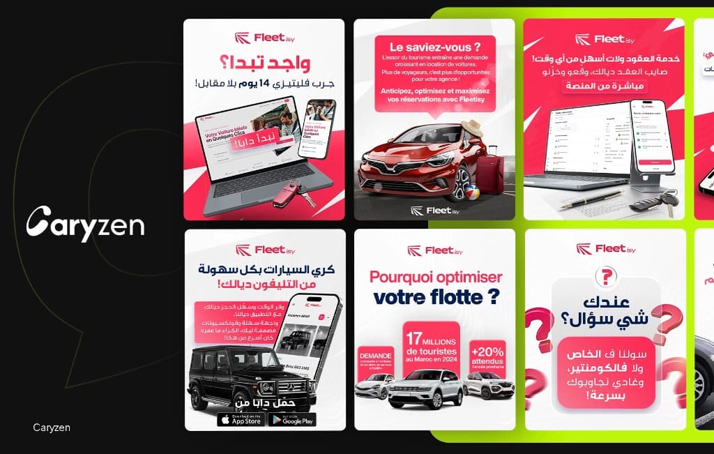 Accompagnement réseaux sociaux pour Fleetisy par Social360