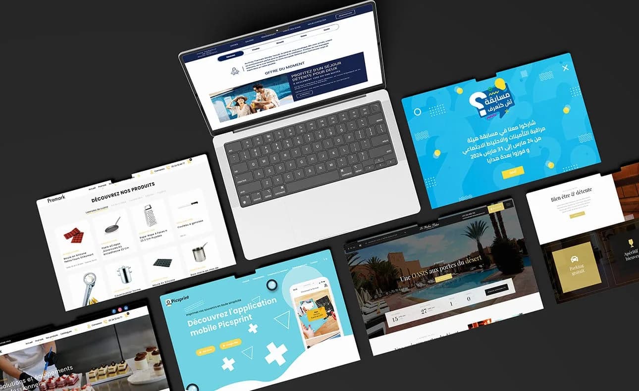 Réalisation Création de Sites Web par Social360 – Web