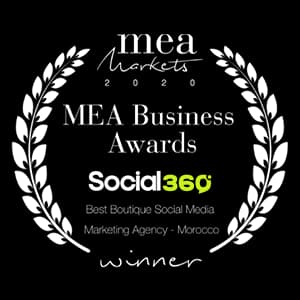 MEA Business Awards — Best Boutique Social Media Agency Morocco 2020