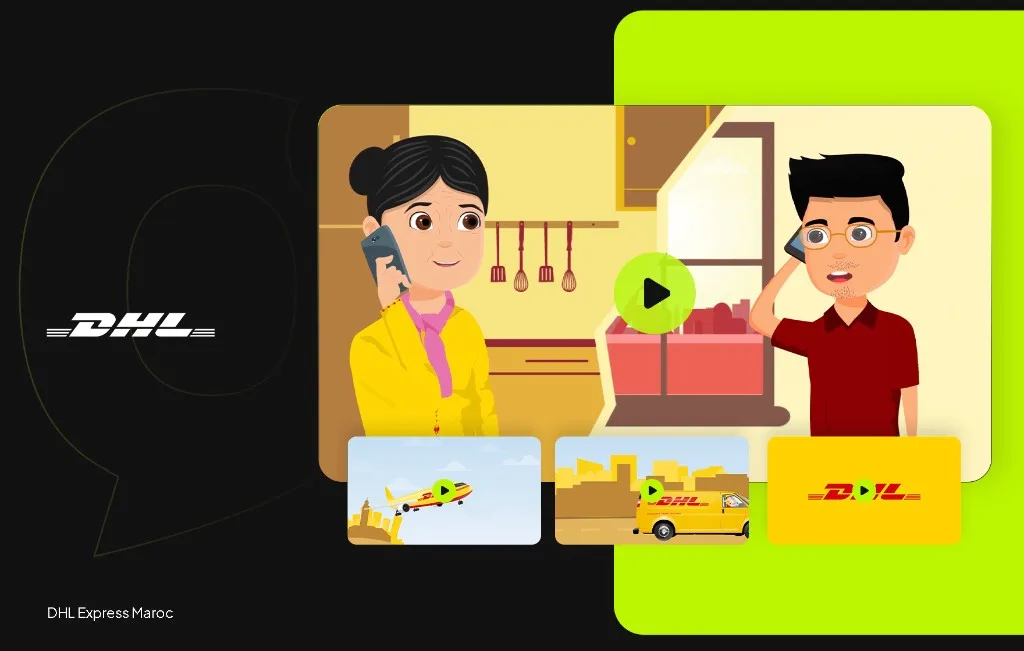 Vidéo motion graphics pour DHL Express Maroc – campagne Ramadan