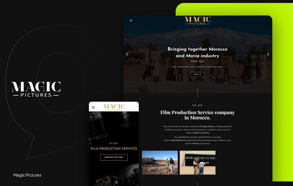 Magic Pictures – Site web production cinématographique